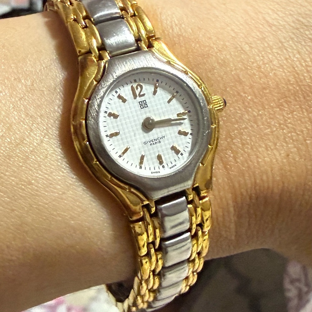 Givenchy Gold and Silver Watch - Picture 5 of 5